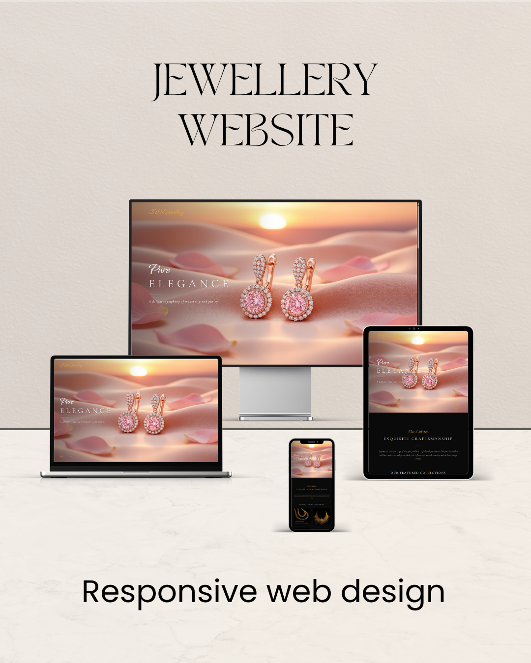 Jewellery website designed and devloped by armsagency